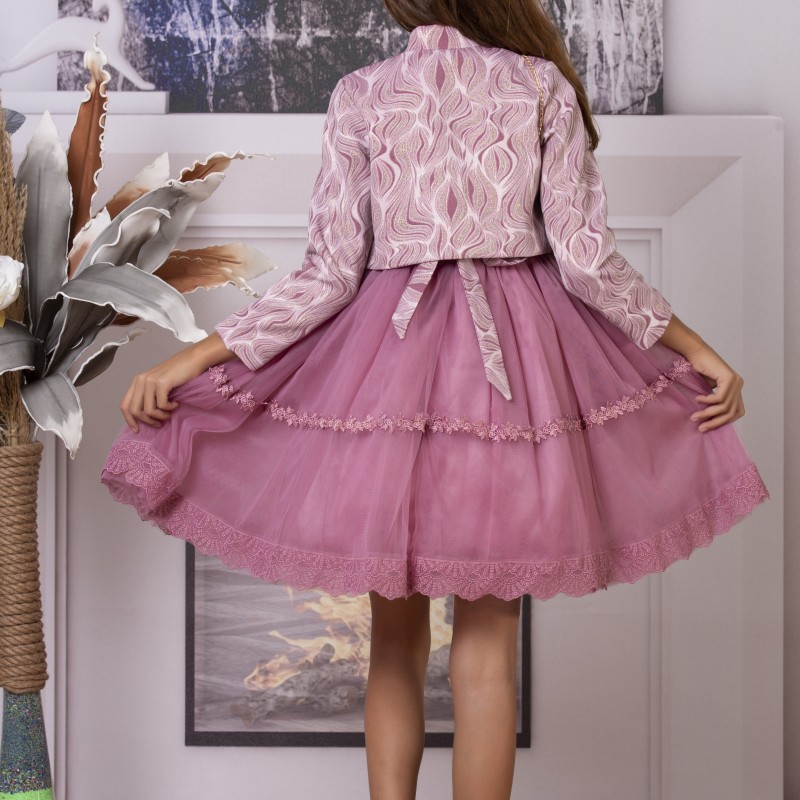 KIZ ÇOCUK CEKETLİ  ELBİSE