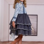 KIZ ÇOCUK CEKETLİ ELBİSE