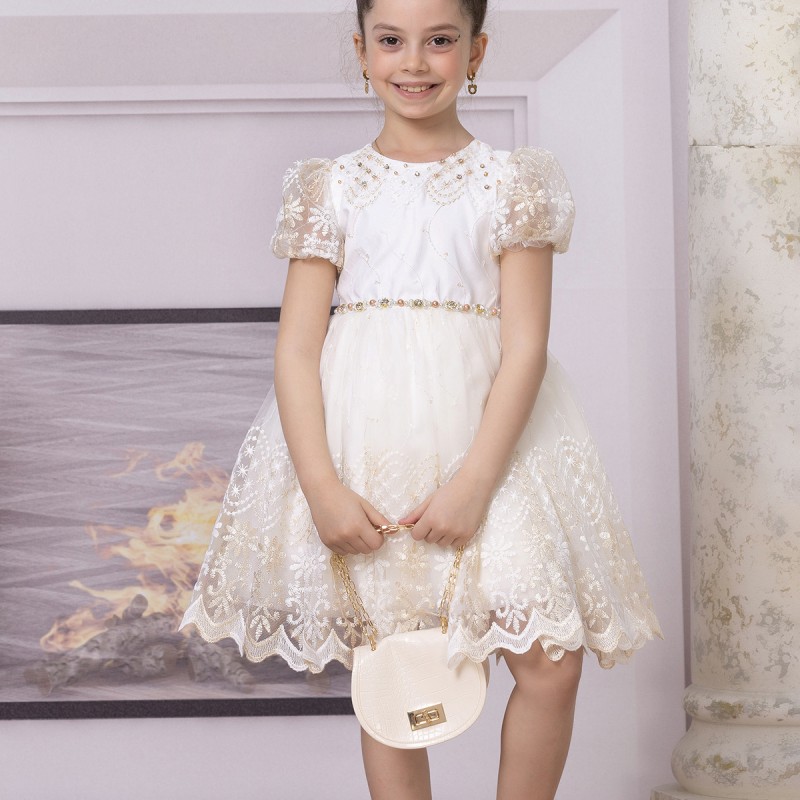 KIZ ÇOCUK BALON KOLLU ELBİSE