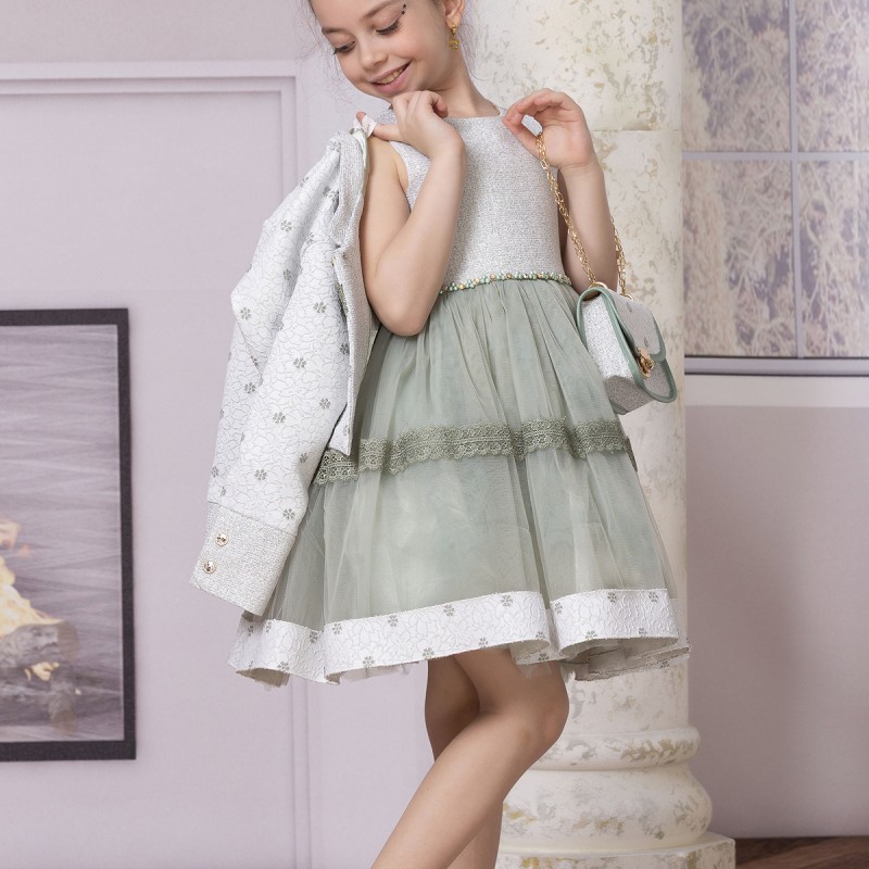 KIZ ÇOCUK CEKETLİ ELBİSE