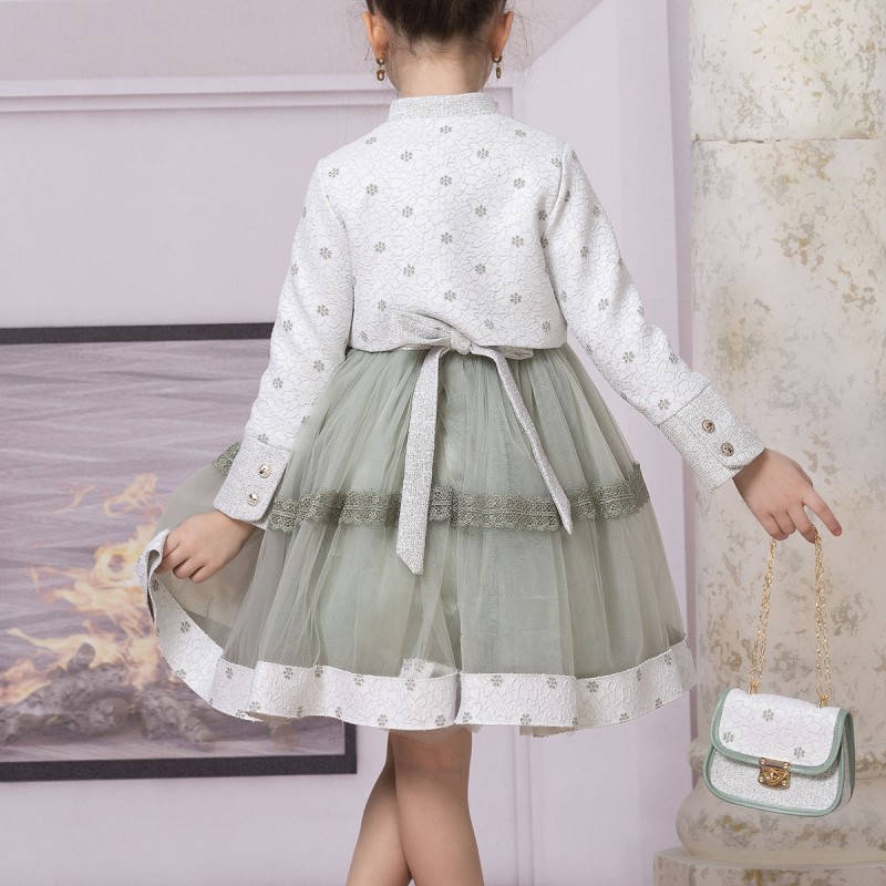 KIZ ÇOCUK CEKETLİ ELBİSE