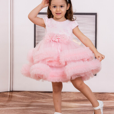 BEBEK TÜLLÜ ELBİSE