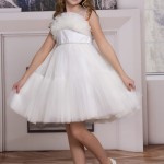 KIZ ÇOCUK TÜLLÜ ELBİSE