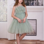 KIZ ÇOCUK TÜLLÜ ELBİSE